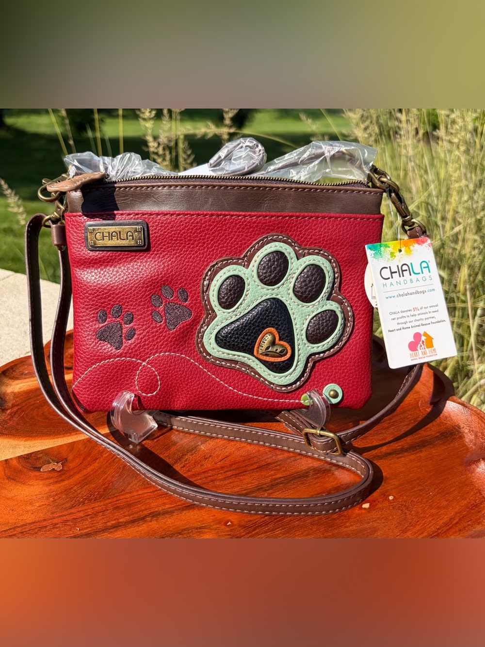 Chala Paw Print Mini Crossbody NWT